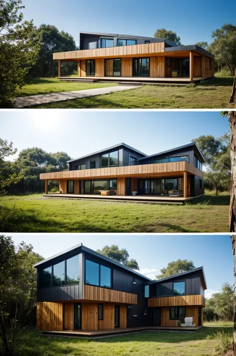 Realistic sustainable habitation house