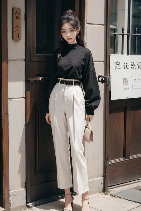 High waistline design：Choose high-waisted pants or skirts，Can create a visual effect of longer legs。When paired with a top，Can be tucked into pants or skirt waistband，To highlight the waistline。
Shoe selection：Choose nude shoes or shoes that are similar in...