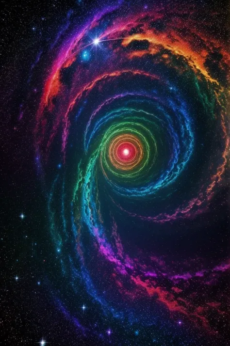 Psychedelic image of space
