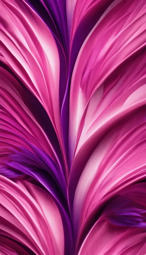 A unique and dynamic 3D pattern that combines the softness of pink and the richness of purple, creating a stunning visual experience that is both captivating and vibrant.