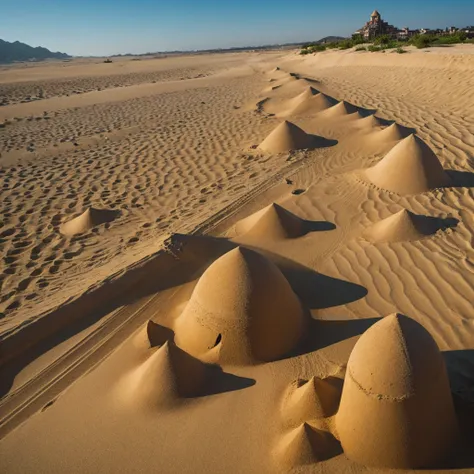 Land of Sand、hourglass、Collapsed bricks