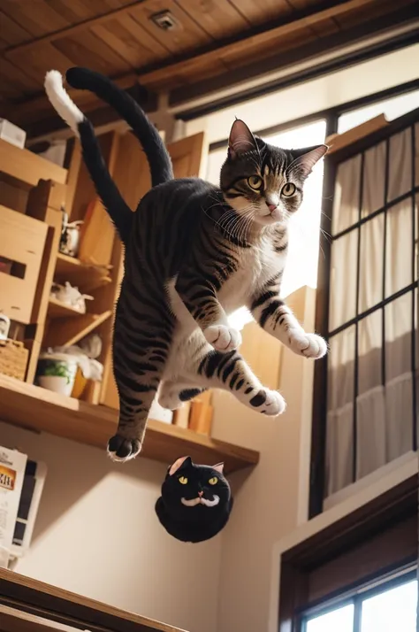 Make a flying cat
