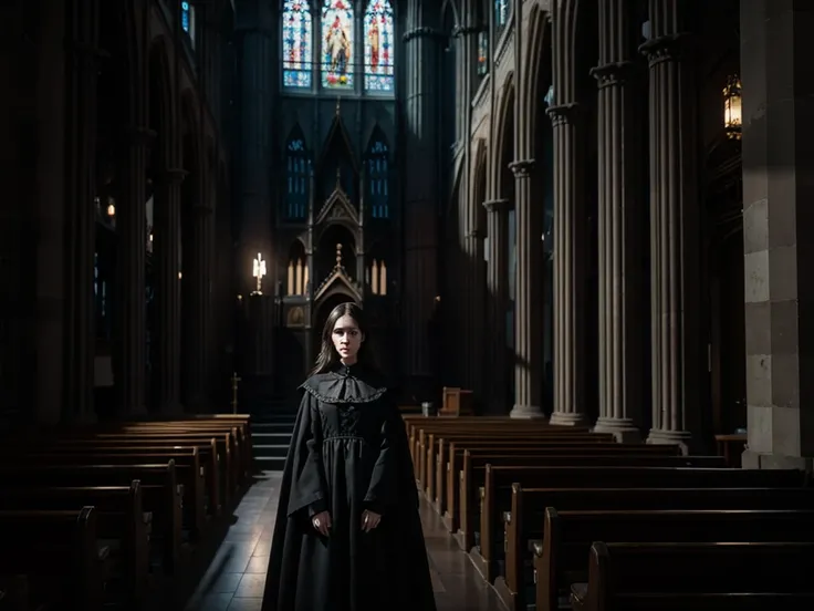 8K HD quality，Church Gothic Dark