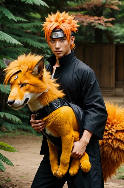 Naruto with kurama 