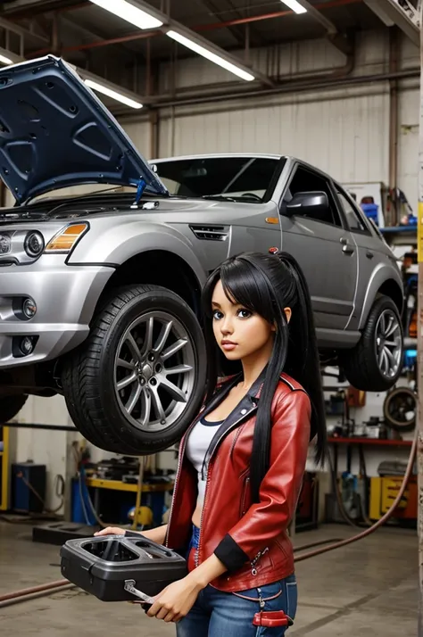 Anime Bratz fashion automotive mechanics 