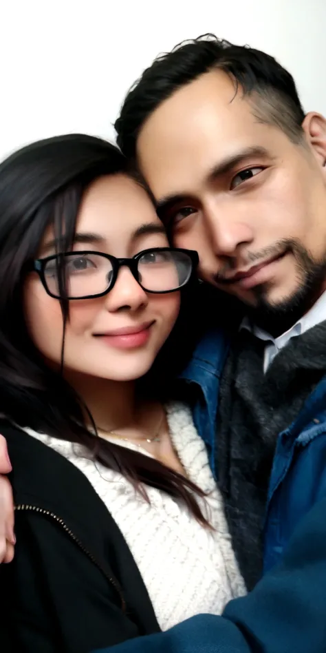 they are posing for a picture together in a autophoto, very very low quality picture, lovely Couple, profile picture, profile pictureture, profile picture, in love autophoto, profile picture, happy Couple, Photography, very very low quality, headshot profi...