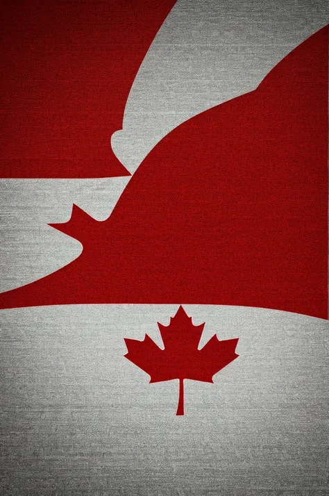 create an image for canada day celebration using the canadian flag