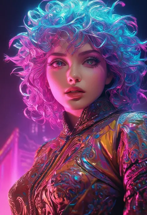 surreal surrealistic dreamlike masterpiece award winning extraordinary detailed work by chang kitchin vaporwave dystopian extremely detailed highly detailed futuristic cleveland ohio cinematic rim lighting octane rendering, 1 girl, beautiful detailed eyes,...