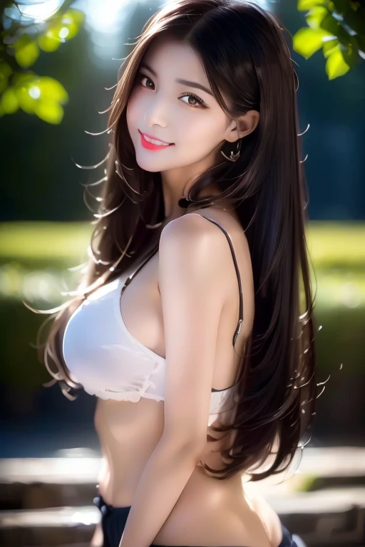 (((A real beauty))), RAW Photos, Black Hair、folder、Round eyes、False eyelashes、Straight Hair, Wavy Hair、correct、Crimson lipstick、Striped Hair、Brown Hair、Blue Hair、(Gradient Hair)、Asymmetrical Hair、Hair behind the ear、Crossed bangs、Long Hair、((お尻までLong Hair)...