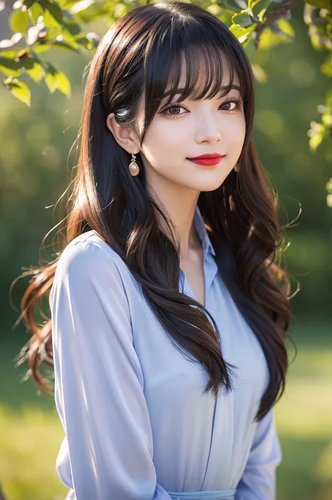 (((A real beauty))), RAW Photos, Black Hair、folder、Round eyes、False eyelashes、Straight Hair, Wavy Hair、correct、Crimson lipstick、Striped Hair、Brown Hair、Blue Hair、(Gradient Hair)、Asymmetrical Hair、Hair behind the ear、Crossed bangs、Long Hair、((お尻までLong Hair)...