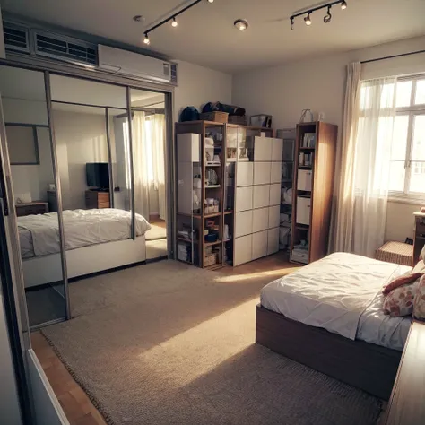 Apartment showroom、Bedroom