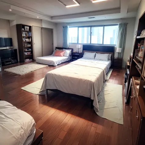 Apartment showroom、Bed