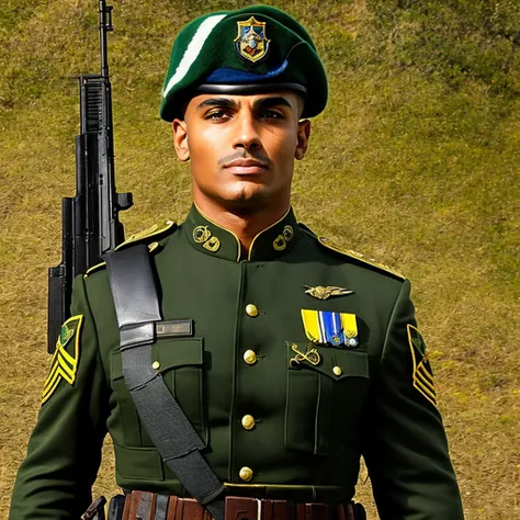 Brazilian army officer in 2124