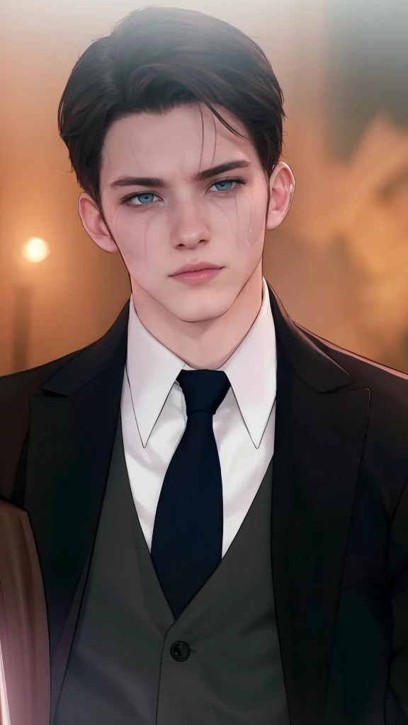 Matthias von helhardt, Webtoon, crying tas sing luwih slick, realistic, handsome, handsome, realistic