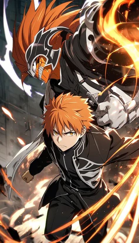 Ichigo Kurosaki fight Hollow