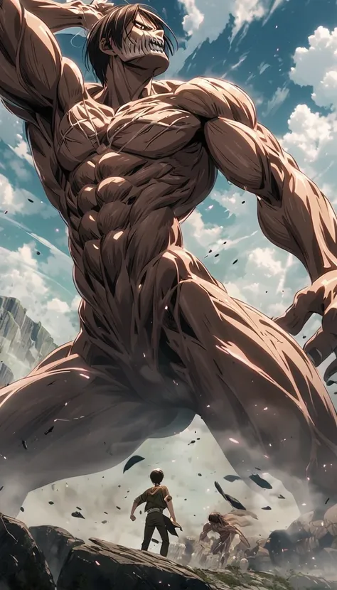 Eren Yeager fight Titan