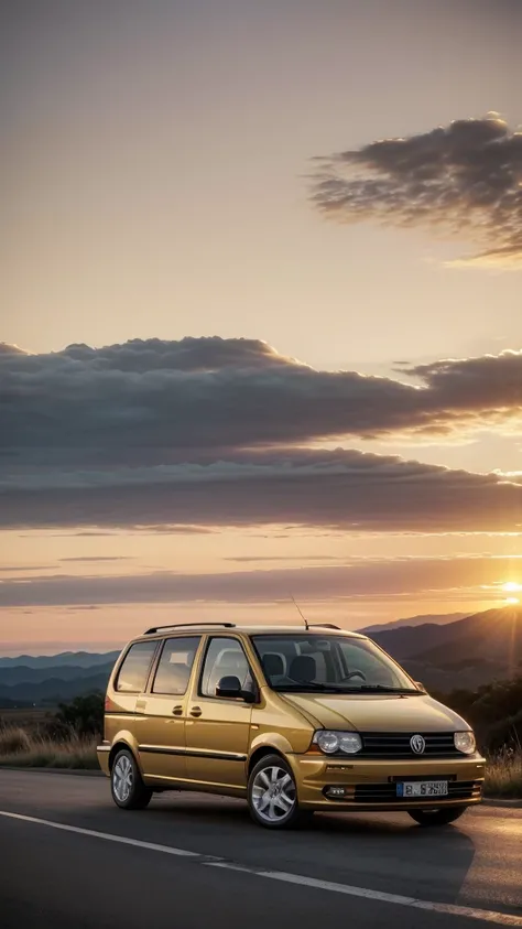 wallpaper no final de tarde, golden sunset, Volkswagen Santana GL 1987 Brazilian