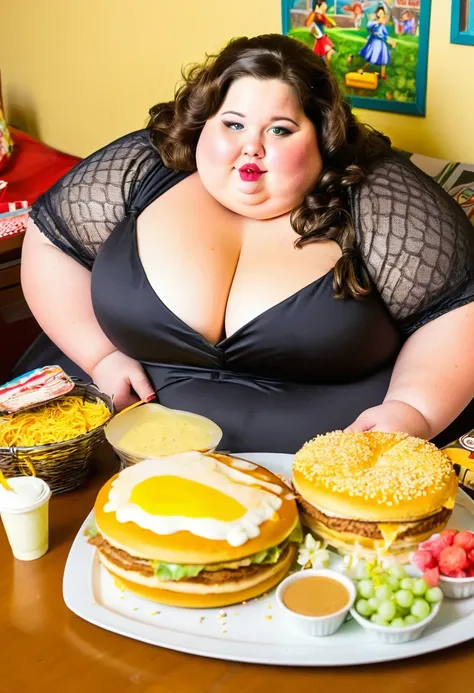 Fat obese sssbbw gluttony high school girl 