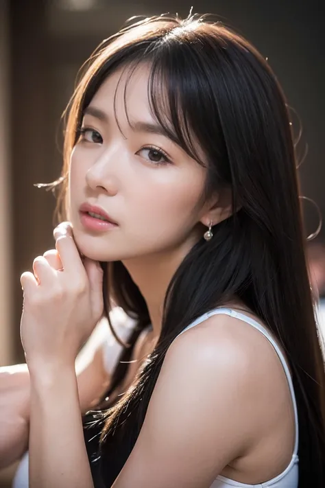 (8K High Resolution), (Highest quality), (RAW Image Quality), (reality), (that&#39;reality的な:1.37), Big 目,Long eyelashes,that&#39;Exquisite（Live-action reality的な style）,The ultimate face,reality的な光と影,Distinct facial features,Milky skin, Skin with attention...