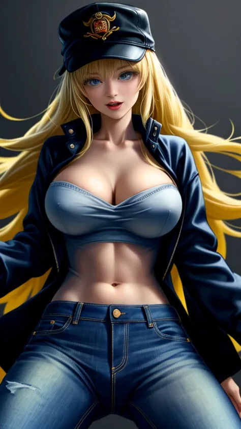 nsfw:1.5,((vaginal,sex,vulgarity,orgasm_face,gigantic_breasts,hat,jeans,jacket,brothel)),((masterpiece:1.5,best_quality:1.5,ultra_detailed:1.5)),((blonde_hair,blue_eyes,pale_skin))