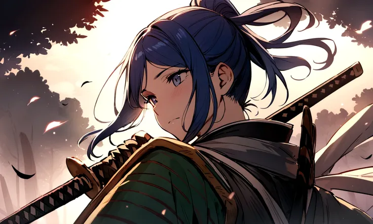 Kanan Matsuura, masterpiece, Highest quality, samurai