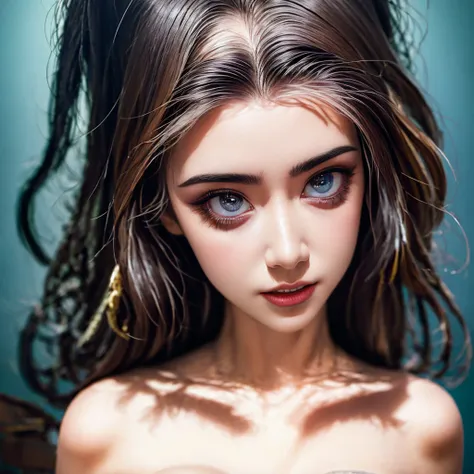 surreal surrealistic dreamlike masterpiece award winning extraordinary detailed work by chang kitchin vaporwave dystopian extremely detailed highly detailed futuristic cleveland ohio cinematic rim lighting octane rendering, 1girl, beautiful detailed eyes, ...