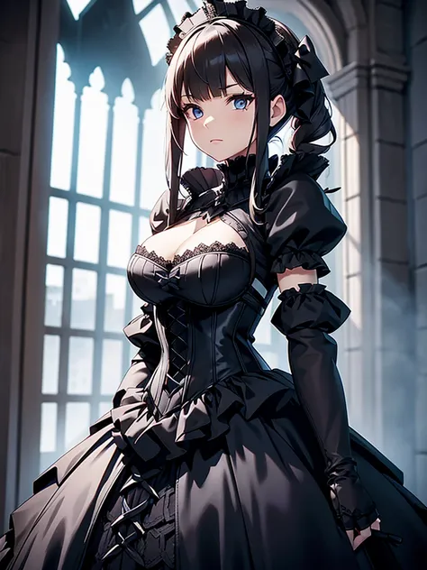 armored gothic lolita dress