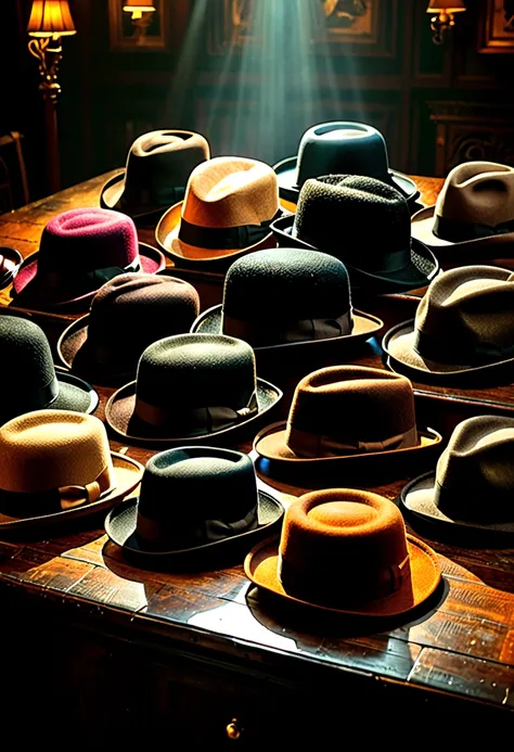 Various bowler hat 