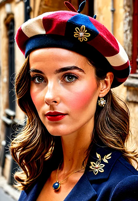 French women&#39;s beret