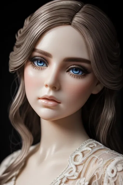 a lifesize porcelain doll,highly detailed intricate porcelain doll face,extremely detailed and realistic porcelain doll, beautiful detailed eyes,beautiful detailed lips,extremely detailed eyes and face,longeyelashes,delicate porcelain skin,intricate lace d...