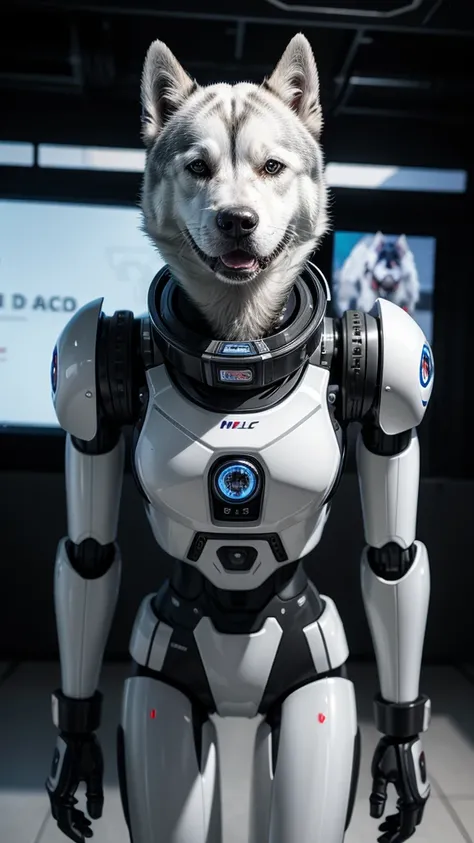 Robot dog, automail, huskie dog, mecanic dog, future, 