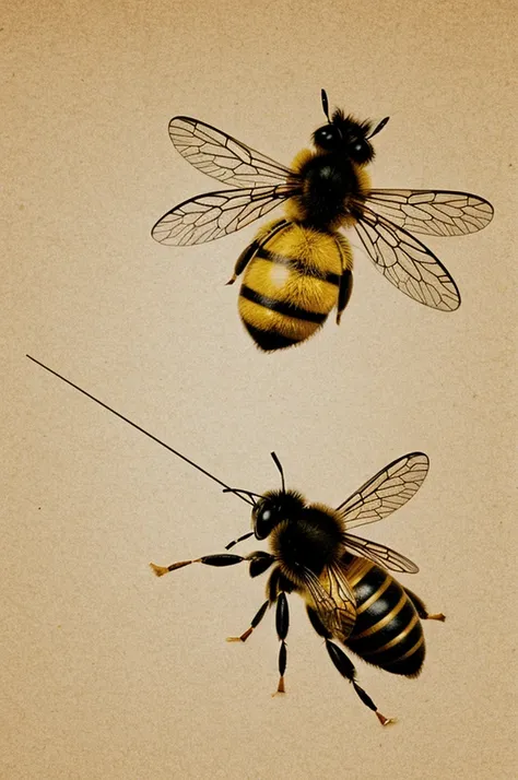 A geometric shaped bee
