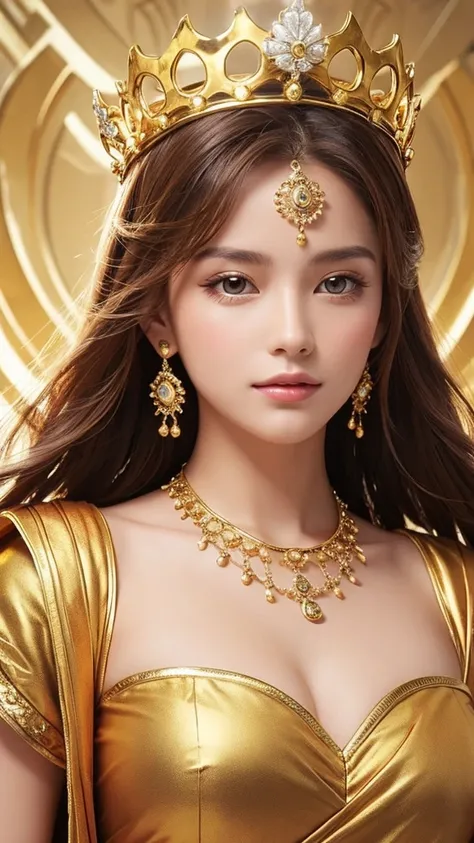 goddess　gold　gorgeous　crown