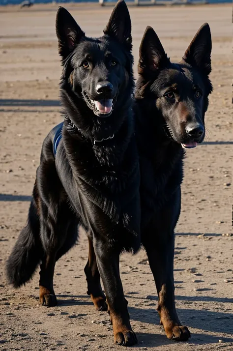 Belgian Shepherd Dog Crossbreed with Alaska 