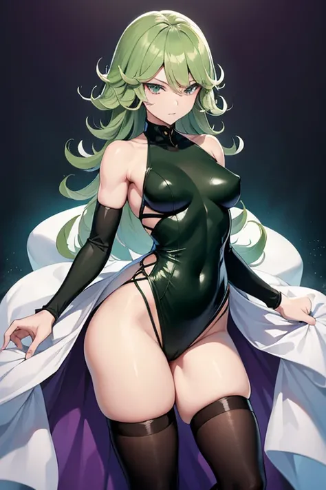 Tatsumaki is a 28 year old woman., Despite his youthful appearance, He has an energetic and slender body. His figure is quite small, with a thin body on top, but slightly thicker at the bottom. He has a flat chest, wide hips and big thighs, which gives it ...