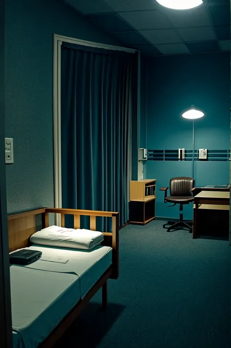 Image of a night clinic for a horror story