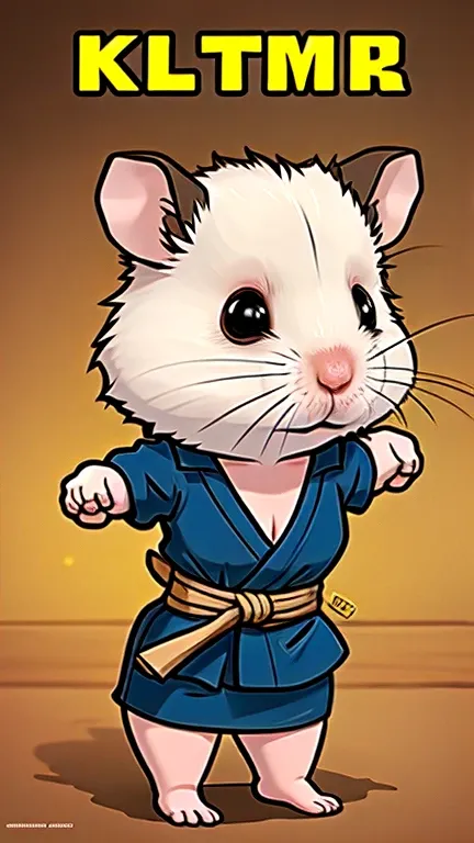 Hamsters kombat cartoon picture 