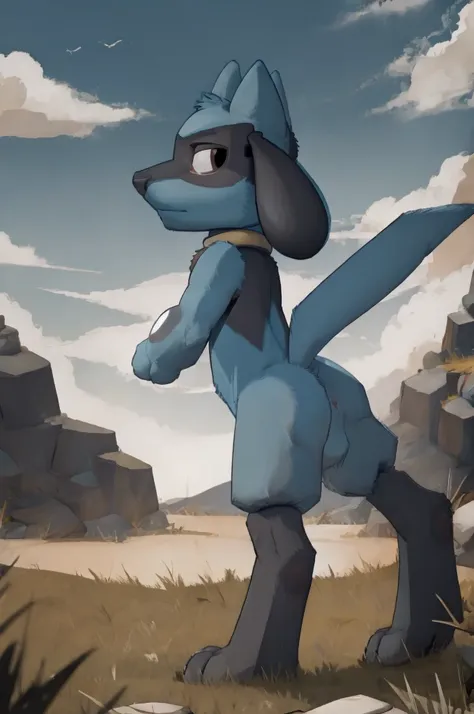 riolu worshipping his full diaperpail