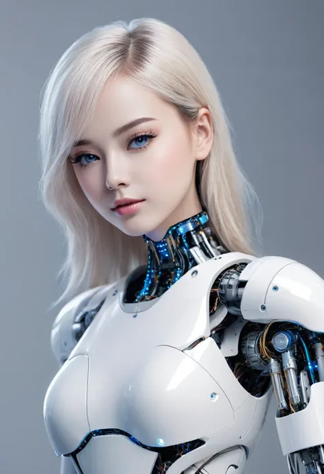  Writing Ai robotic beautiful girl . 