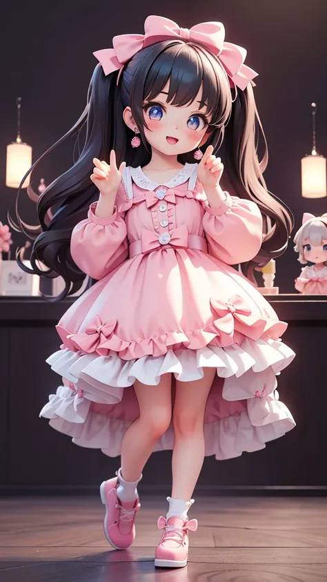 ((jk, 2girls)), (petite kawaii, bishojo), (kawaii face), (cute eyes), (masterpiece), ((top qualite)), (hyper detailed), ((high resolution)), (exquisite), (depth), ((beautiful and aesthetic)), (full body), (blush), (big bow in hair), (lipstick), (earring), ...