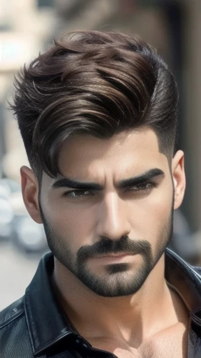  Yehuda men Stylish hair focus on face