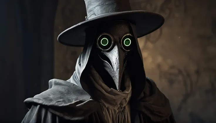 Plague Doctor, with lamparina on hand, Al Silmons is Plague doctor drawn by Todd McFarlane and Greg Capullo, Spawn comics, unreal engine, octane render, by Jacob Lawrence and Francis picabia, perfect composition, beautiful detailed intricate insanely detai...