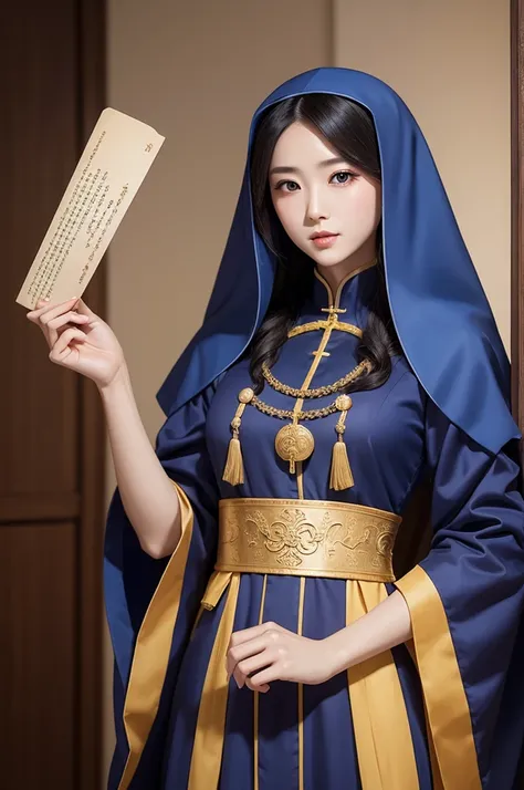 A man who represents the hand of the king, Cao Cao, nun dress, charming and very beautiful