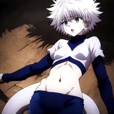 killua ahegao navel lamia body 