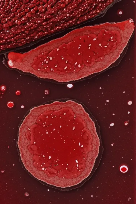 peripheral blood smear was examined, revealing a red blood cell morphology with mild anisocytosis, mild polychromasia and rare nucleated red blood cells.