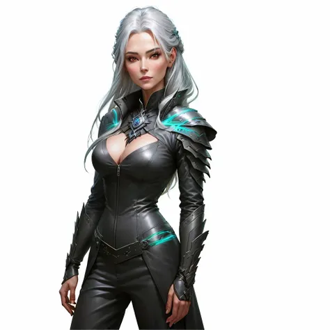 arafed woman with Grey hair and Grey hair in a forest, portrait of a female warlock, deviantart artstation cgscosiety, steven artgerm lau, artgerm julie bell beeple, alexandra fomina artstation, stanley artgerm lau, trendin on artstation, female mage, very...