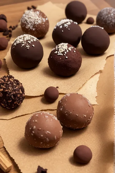 Homemade truffles from Brazil