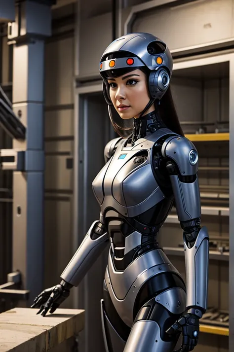 A WOMAN ROBOT