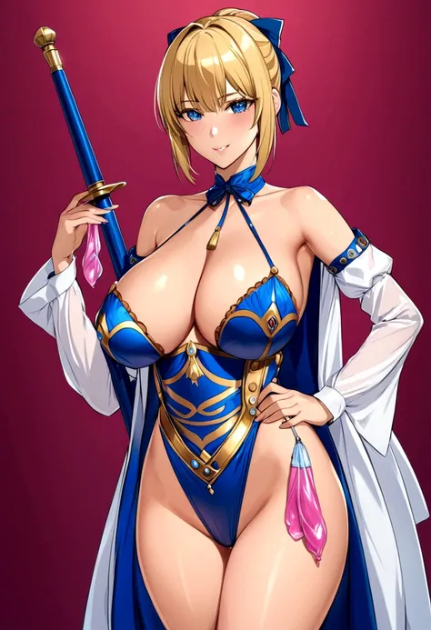 best quality Saber big breasts noble outfit shirt made from condoms