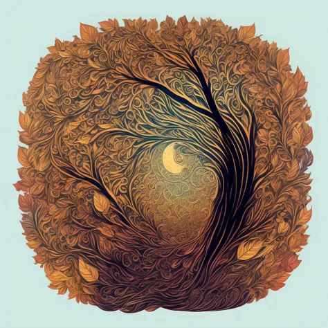 circular tree,four seasons,spring,summer,autumn,winter,leaves,roots,branches,trunk,ornate border,decorative,digital illustration,artwork,movement,time,swirling background,dark background,vibrant colors,natural,life cycle,growth,change,nature,life,peace,har...